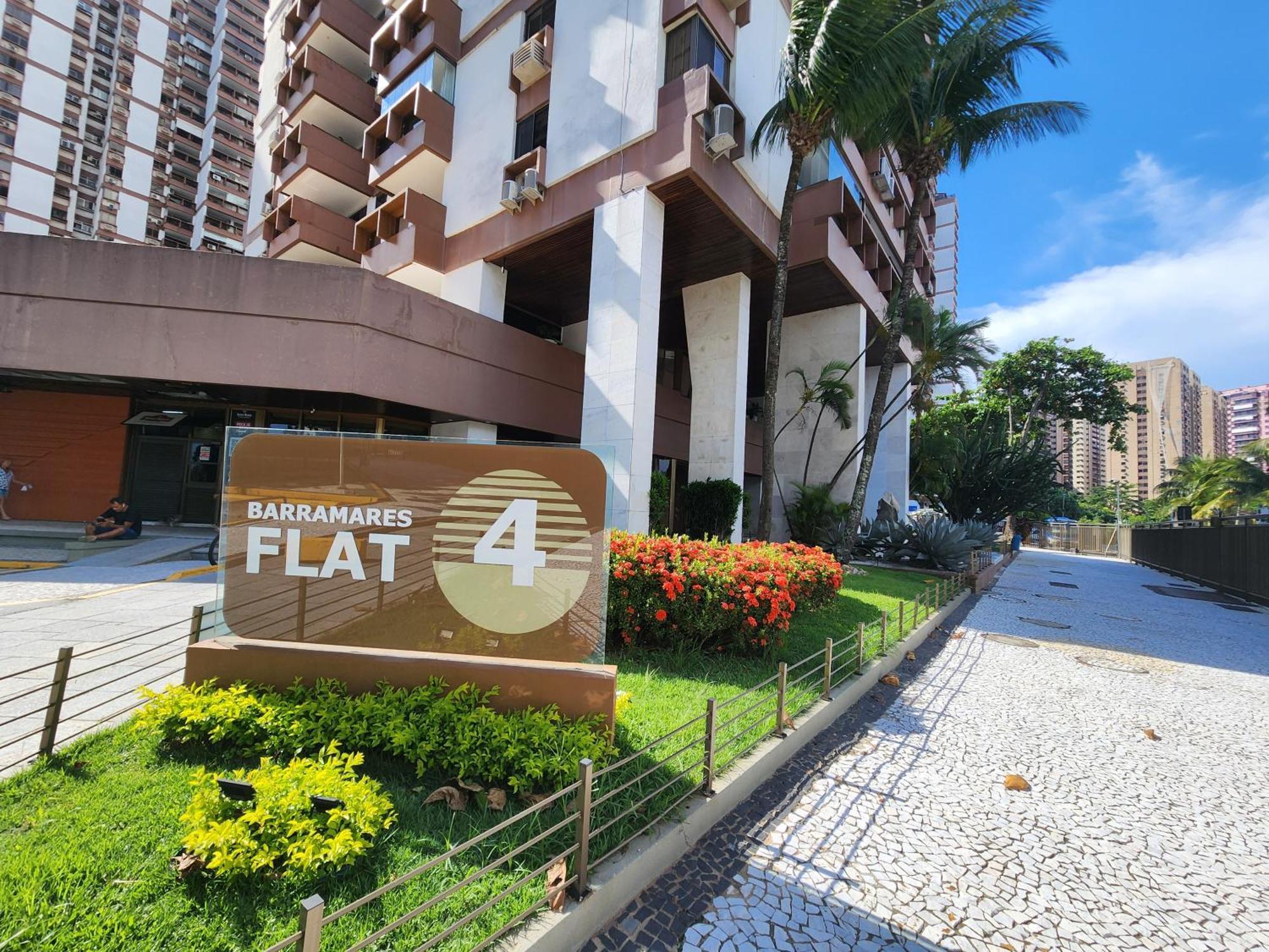Apartamento Barramares Flat - Condominio Em Frente A Praia Da Barra Da Tijuca Río de Janeiro Exterior foto